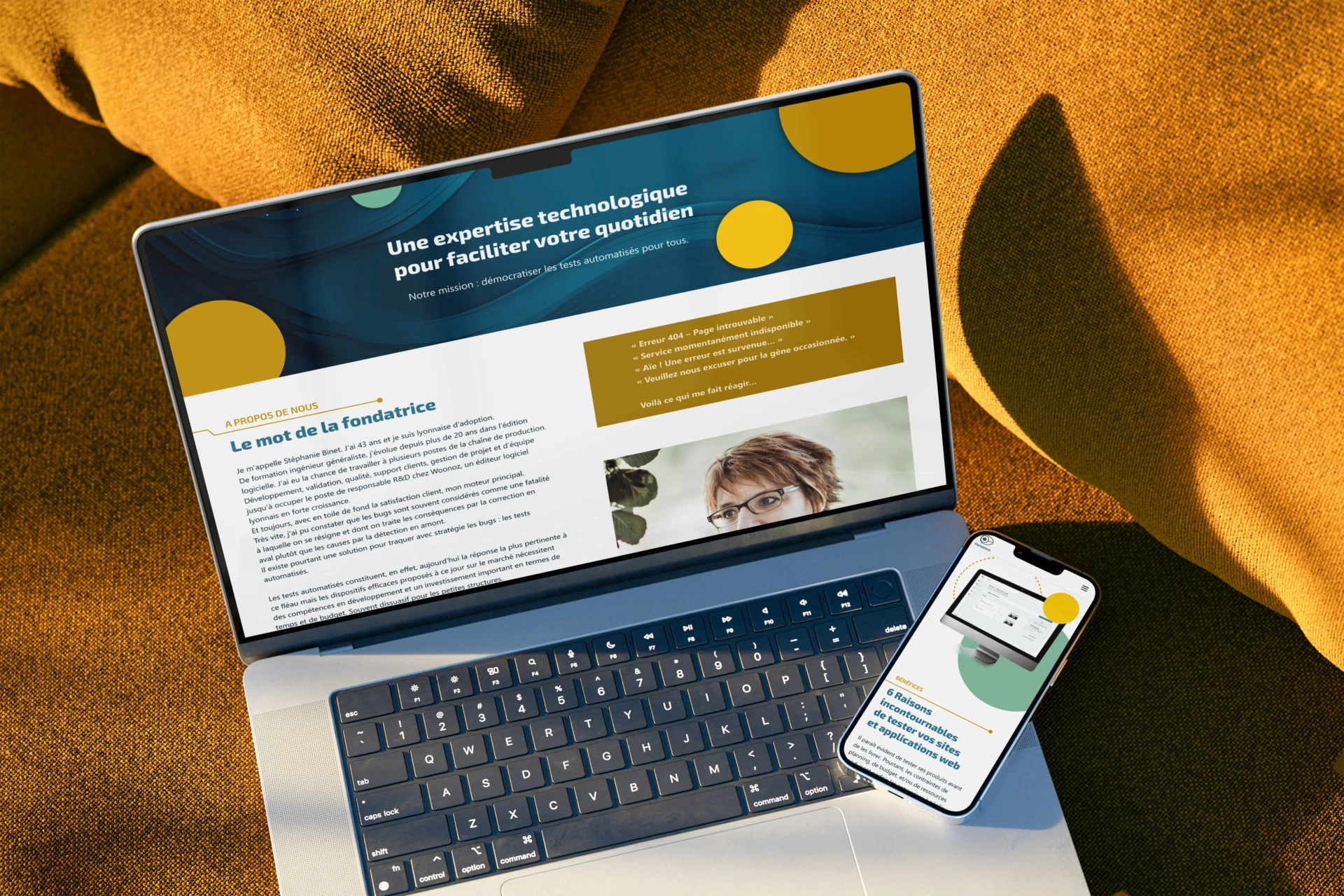Presentation-Web Horustest-screen-exemple